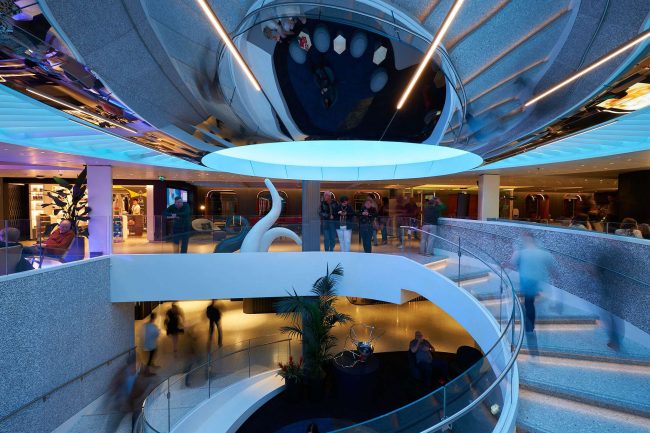 The Roundabout, which is the central area of the ship.