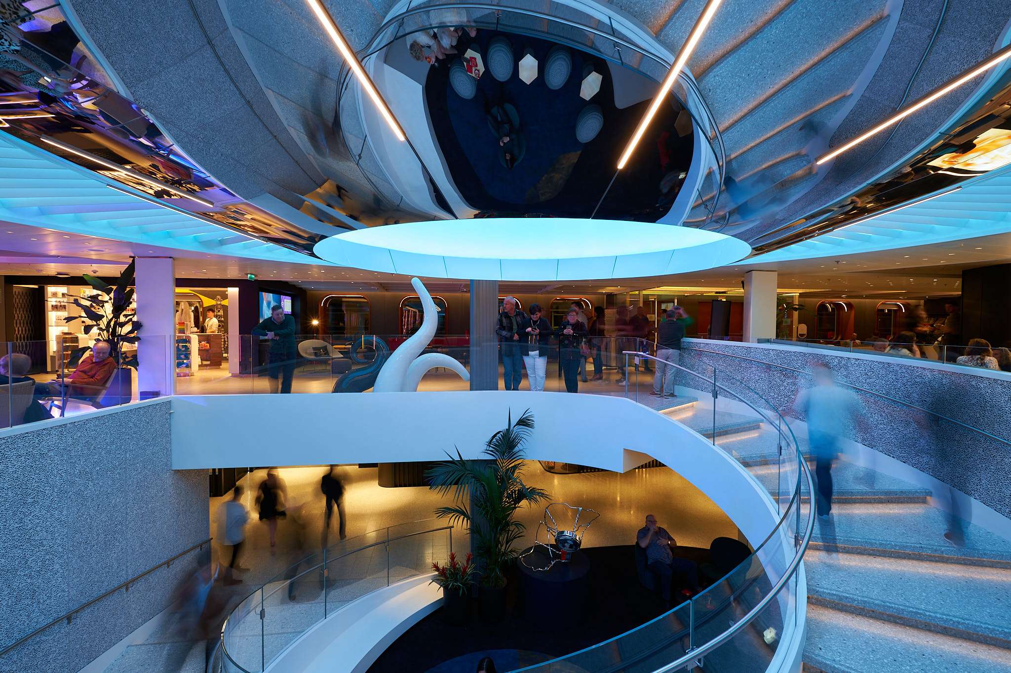 The Roundabout, which is the central area of the ship.